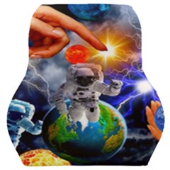 Riding The Storm Out Car Seat Back Cushion  by impacteesstreetwearcollage