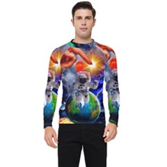 Riding The Storm Out Men s Long Sleeve Rash Guard