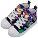 Riding The Storm Out Kids  Mid-Top Canvas Sneakers View2