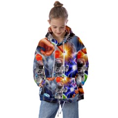 Riding The Storm Out Kids  Oversized Hoodie