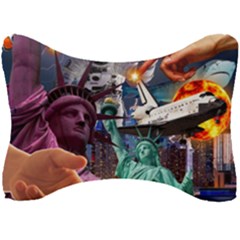 Journey Through Time Nyc Seat Head Rest Cushion by impacteesstreetwearcollage