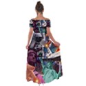 Journey Through Time NYC Off Shoulder Open Front Chiffon Dress View2