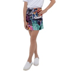 Journey Through Time Nyc Kids  Tennis Skirt by impacteesstreetwearcollage