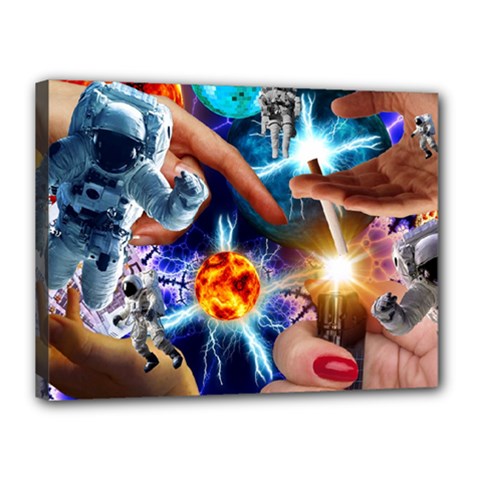 Journey To The Forbidden Zone Canvas 16  X 12  (stretched) by impacteesstreetwearcollage