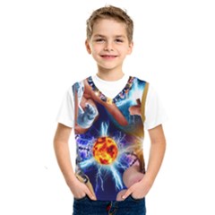 Journey To The Forbidden Zone Kids  Basketball Tank Top by impacteesstreetwearcollage