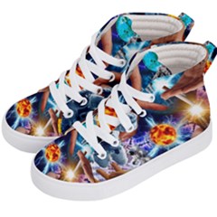 Journey To The Forbidden Zone Kids  Hi-top Skate Sneakers by impacteesstreetwearcollage