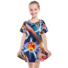 Journey To The Forbidden Zone Kids  Smock Dress