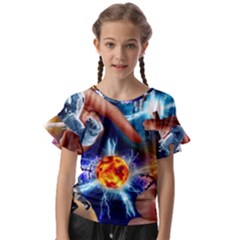 Journey To The Forbidden Zone Kids  Cut Out Flutter Sleeves