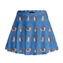 Cute Corgi Dogs Mini Flare Skirt View1