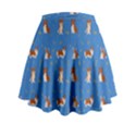 Cute Corgi Dogs Mini Flare Skirt View2