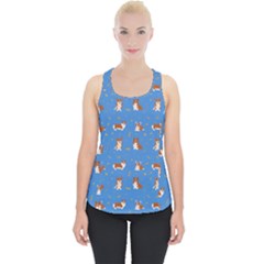 Cute Corgi Dogs Piece Up Tank Top by SychEva