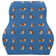 Cute Corgi Dogs Car Seat Velour Cushion  by SychEva