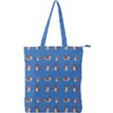 Cute Corgi Dogs Double Zip Up Tote Bag View1