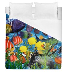 Ocean Deep Cropped Duvet Cover (queen Size)