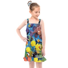 Ocean Deep Cropped Kids  Overall Dress by impacteesstreetwearcollage