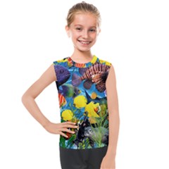 Ocean Deep Cropped Kids  Mesh Tank Top by impacteesstreetwearcollage