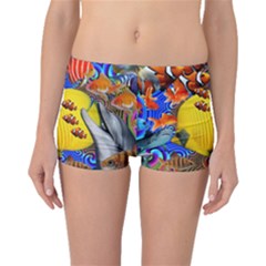 Swimming With The Fishes Boyleg Bikini Bottoms by impacteesstreetwearcollage