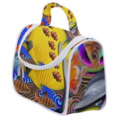 Swimming With The Fishes Satchel Handbag by impacteesstreetwearcollage