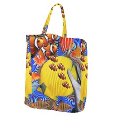 Swimming With The Fishes Giant Grocery Tote by impacteesstreetwearcollage