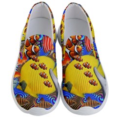 Swimming With The Fishes Men s Lightweight Slip Ons by impacteesstreetwearcollage