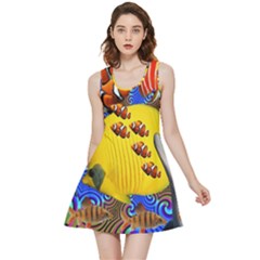 Swimming With The Fishes Inside Out Reversible Sleeveless Dress by impacteesstreetwearcollage