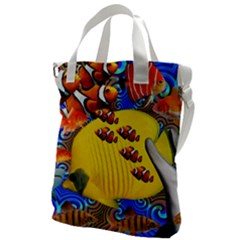 Swimming With The Fishes Canvas Messenger Bag