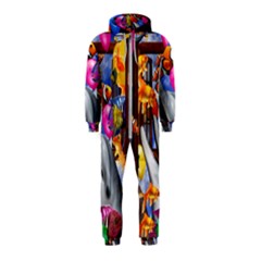 Outside The Window-swimming With Fishes Hooded Jumpsuit (Kids)