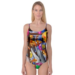 Outside The Window-swimming With Fishes Camisole Leotard 