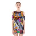 Outside The Window-swimming With Fishes Shoulder Cutout One Piece Dress View1