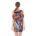 Outside The Window-swimming With Fishes Shoulder Cutout One Piece Dress View2