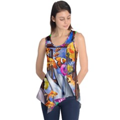 Outside The Window-swimming With Fishes Sleeveless Tunic