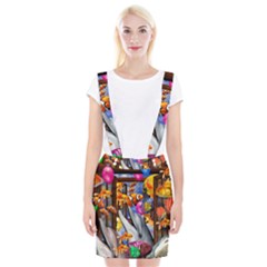 Outside The Window-swimming With Fishes Braces Suspender Skirt