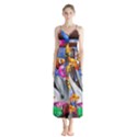 Outside The Window-swimming With Fishes Button Up Chiffon Maxi Dress View1