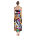 Outside The Window-swimming With Fishes Button Up Chiffon Maxi Dress View2