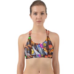 Outside The Window-swimming With Fishes Back Web Sports Bra