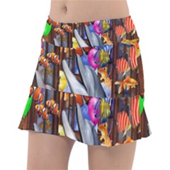 Outside The Window-swimming With Fishes Classic Tennis Skirt