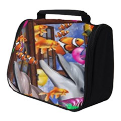 Outside The Window-swimming With Fishes Full Print Travel Pouch (Small)