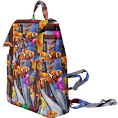 Outside The Window-swimming With Fishes Buckle Everyday Backpack