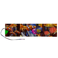 Outside The Window-swimming With Fishes Roll Up Canvas Pencil Holder (L)