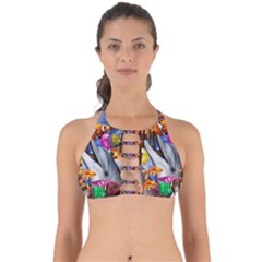 Outside The Window-swimming With Fishes Perfectly Cut Out Bikini Top