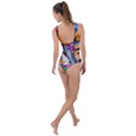 Outside The Window-swimming With Fishes Side Cut Out Swimsuit View2