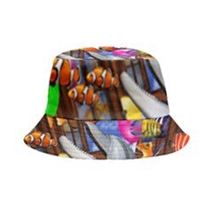 Outside The Window-swimming With Fishes Bucket Hat