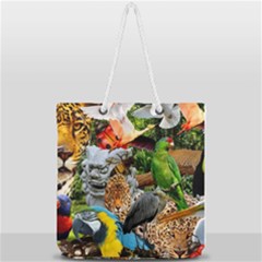 Amazonia Full Print Rope Handle Tote (large) by impacteesstreetwearcollage