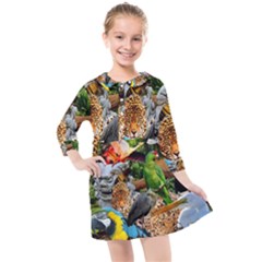 Amazonia Kids  Quarter Sleeve Shirt Dress