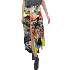 Amazonia Velour Split Maxi Skirt by impacteesstreetwearcollage