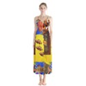 Outside The Window-swimming With Fishes 2 Button Up Chiffon Maxi Dress View1