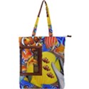 Outside The Window-swimming With Fishes 2 Double Zip Up Tote Bag View1