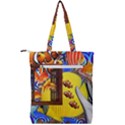 Outside The Window-swimming With Fishes 2 Double Zip Up Tote Bag View2