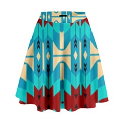 Shapes Rows High Waist Skirt by LalyLauraFLM