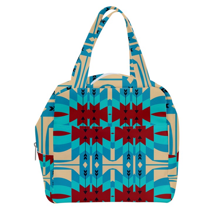 Shapes Rows Boxy Hand Bag